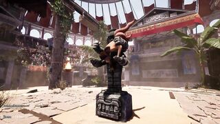 Lara Croft goes deep in an ancient statue & takes a massive creampie in 3D hentai - 7 image