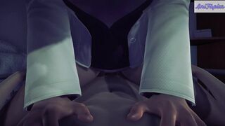 Curvy Doctor Demonstrates New Healing Sex: 3D Hentai Hentai with Big Boobs and Sexy Outfit