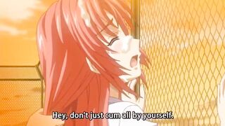 Redhead Hentai Student gets Her Asshole Pounded in a Wild Gangbang - 10 image