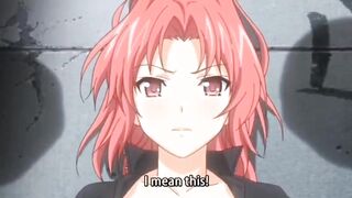 Redhead Hentai Student gets Her Asshole Pounded in a Wild Gangbang - 3 image