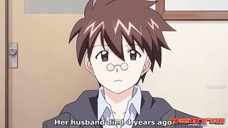 Hot teen fucks horny landlord and busts a nut in his landlord's mouth