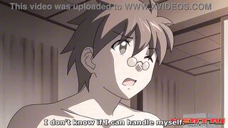 Hot teen fucks horny landlord and busts a nut in his landlord's mouth