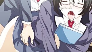 Hot anime babe gets her perfect tits and ass pounded hard & takes a hot load in her mouth - 1 image