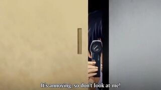 Kinky masked dude pounds his submissive girlfriend's ass in this hardcore hentai