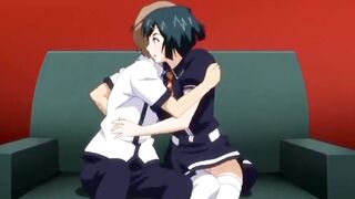 Kinky masked dude pounds his submissive girlfriend's ass in this hardcore hentai