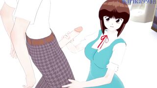 Ranma Saotome and Nabiki Tendo get down and dirty in intense sex game!