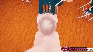 Stacy 3D Hentai - Big Dick in Pantyhose, Sucking and Fucking with a Cumshot Finish