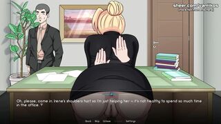 Naruto: Kunoichi Trainer - Big Ass Blonde Secretary Teen Gets Public Office Sex & Creampies Co Worker's Pussy - 7 image