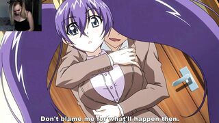 Watch this sexy babe beg for your hard cock in this uncensored hentai English sub