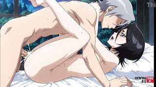 Check out Bleach Hentai - Kuchiki Rukia's uncensored cosplay anime video collection! - 5 image