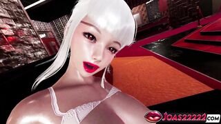 Watch Ruby, the anime cutie, tease, lick, and finger her tight pussy in intense 3D hentai action