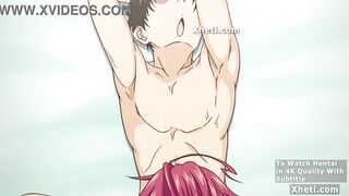 Hardcore hentai action with my busty GF: Big tits, ass, creampie, doggystyle, and more! - 6 image