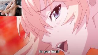 Watch this big-titted babe take a massive creampie in this uncensored hentai! - 3 image