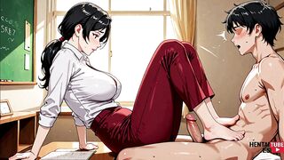 Watch anime, japanese, and hentai cosplay teachers Saeko in Sensory Japanese Game Porn!