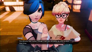 Watch this busty babe's first time with a giant cock - GOTH & NERD hook up with a huge cock for the first time in