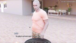 Stepmom with a big ass gets naughty with her horny stepson in her bedroom while her hubby is waiting for them - HeartProblems 42 By - 1 image