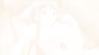 Two busty babes deepthroating and riding a big cock in a hot hentai action