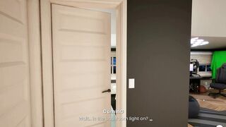 Taboo hentai game: My GOTH Roommate's first time with a big cock - Big boobs 3D, huge tits 3D