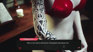 Naughty priest punishes young nun for sin with a hot creampie 3D hentai game