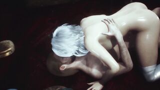 Naughty priest punishes young nun for sin with a hot creampie 3D hentai game