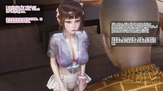 Get up close and personal with this 3D hentai: Chica Y Monje in infidelidad!