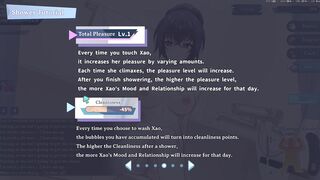 Kaiju Princess gets a steamy shower with a big cock & titjob action