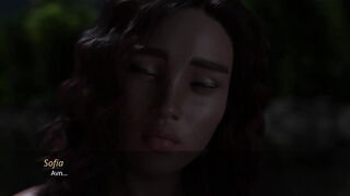 Redhead Sofia gets her tight pussy filled with hot cum in the wild