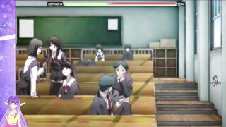 School Days Hentai Part 10: Brunette anime babe gaming & gets drilled hard!