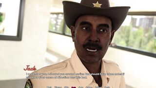 Curvy 3D teen meets new university students and takes massive cumshot in her mouth