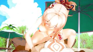 Get lost in the world of Genshin characters4 with this mind-blowing MMD!