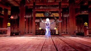 Get lost in the world of Genshin characters4 with this mind-blowing MMD!