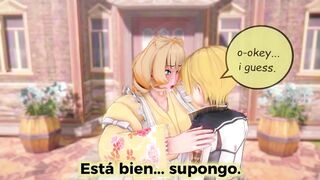 Experience the ultimate hentai 3D experience in Spanish with busty babes