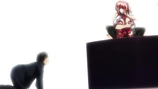 Watch this anime babe with perfect natural tits get creampied while getting pounded from behind in doggystyle - 10 image