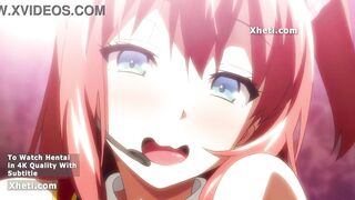 Watch this anime babe with perfect natural tits get creampied while getting pounded from behind in doggystyle - 6 image