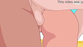 Nani Lilo & Stitch DOUBLE Penetration on the Beach with 3 Men in HD (Anime Porn)