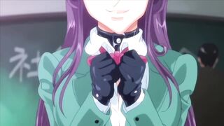 Schoolgirl gets double-teamed in a wild hentai gangbang