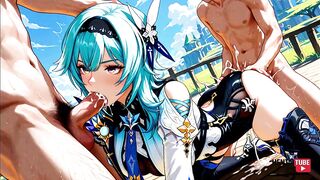 Genshin Impact Hentai - Eula Pic Collection - Japanese Asian Manga Anime Cartoon Game Porn Video Animation