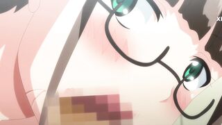 Watch this anime babe's perfect tits bounce while she takes a cumshot in her mouth and gets a creampie - 10 image