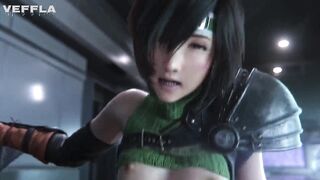 Yuffie Kisaragi gets her mature ass drilled in a wild fuck session with creampies & anal sex - 10 image