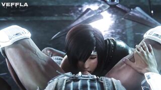 Yuffie Kisaragi gets her mature ass drilled in a wild fuck session with creampies & anal sex - 8 image