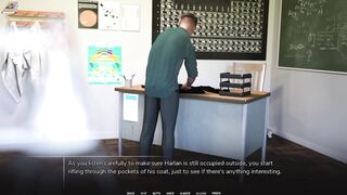 Sexy teen in short shorts gets her tight ass pounded in taboo anime