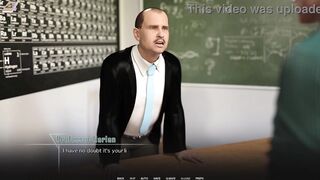 Sexy teen in short shorts gets her tight ass pounded in taboo anime