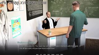 Sexy teen in short shorts gets her tight ass pounded in taboo anime