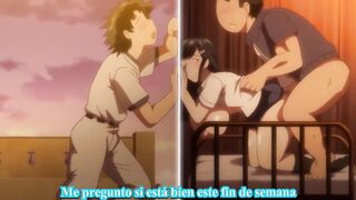 Prof. Da Clases & Chica Más: The Hentai Couple with the Big Boobs & a Steamy Creampie