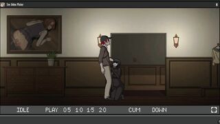 Interracial gangbang with busty anime babes in cute outfits and tattoos in this hentai game