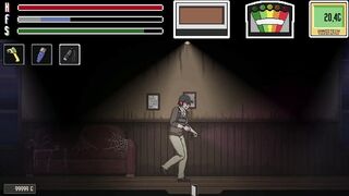 Interracial gangbang with busty anime babes in cute outfits and tattoos in this hentai game