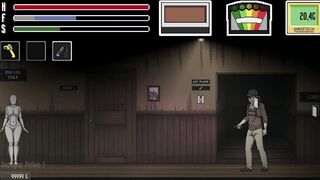 Interracial gangbang with busty anime babes in cute outfits and tattoos in this hentai game