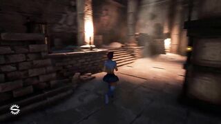 Lara Croft takes on the Anal Cave Challenge in a 3D Hentai Game with Big Tits and Cute Outfit