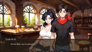 Boss with massive cock fucks his employee in a sexy outfit and pink panties