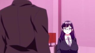 Experience the ultimate ASMR with this busty hentai - Young girl tries your cock